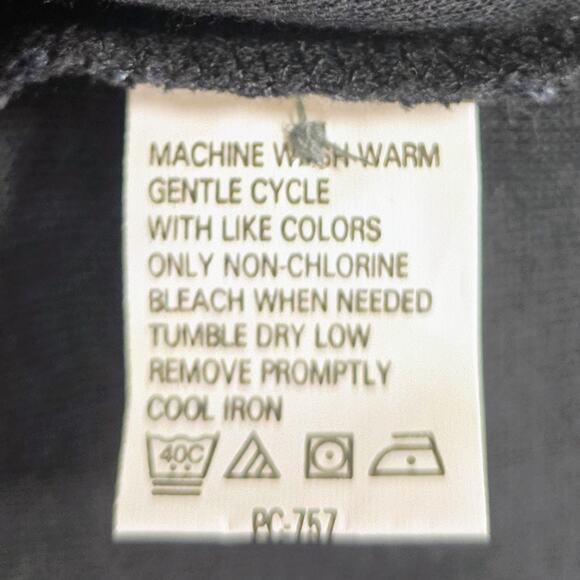 Van Heusen Studio Blue w/Big Black Checks Men's Sweater Polo-Style Shirt 2XLT - Picture 5 of 5